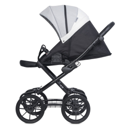 Коляска 2 в 1 Riko Basic Pacco Classic, 05 Grey Fox (серый-белый)