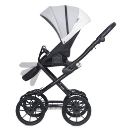 Коляска 2 в 1 Riko Basic Pacco Classic, 05 Grey Fox (серый-белый)