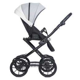 Коляска 2 в 1 Riko Basic Pacco Classic, 05 Grey Fox (серый-белый)