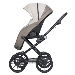 Коляска 2 в 1 Riko Basic Pacco Classic, 06 Latte (бежевый-коричневый)