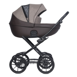 Коляска 2 в 1 Riko Basic Pacco Classic, 07 Mokka (кофейный-темно-коричневый)