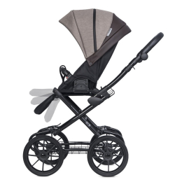 Коляска 2 в 1 Riko Basic Pacco Classic, 07 Mokka (кофейный-темно-коричневый)