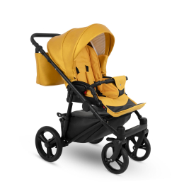 Коляска 2 в 1 Camarelo Tisso, TIS-02, лимонный (эко-кожа)