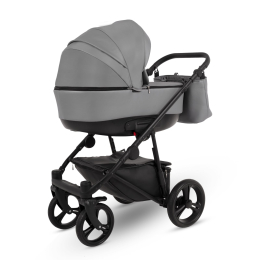 Коляска 2 в 1 Camarelo Tisso, TIS-03, серый (эко-кожа)