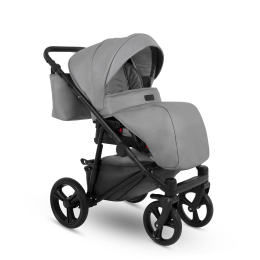 Коляска 2 в 1 Camarelo Tisso, TIS-03, серый (эко-кожа)