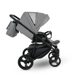 Коляска 2 в 1 Camarelo Tisso, TIS-03, серый (эко-кожа)