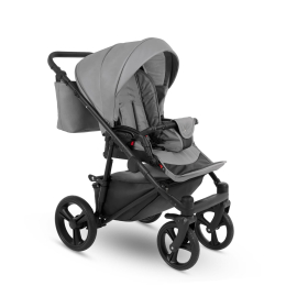 Коляска 2 в 1 Camarelo Tisso, TIS-03, серый (эко-кожа)