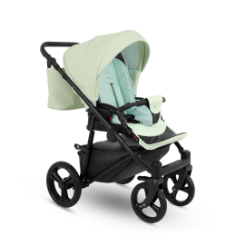 Коляска 2 в 1 Camarelo Tisso, TIS-04, фисташковый (эко-кожа)