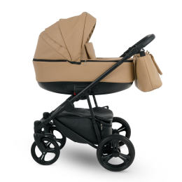 Коляска 2 в 1 Camarelo Tisso, TIS-05, карамель (эко-кожа)