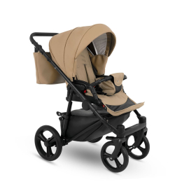 Коляска 2 в 1 Camarelo Tisso, TIS-05, карамель (эко-кожа)