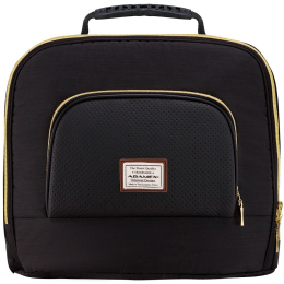Коляска 2 в 1 Adamex Luciano Deluxe Gold Poler, Y85 черный+черная кожа