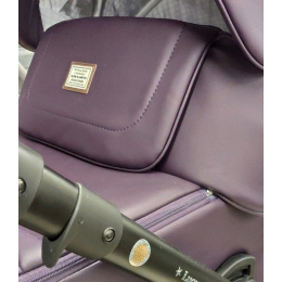 Коляска 2 в 1 Adamex Luciano Deluxe, 51s темно-бордовый