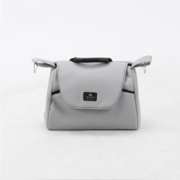 Коляска 3 в 1 Adamex Mateo 100% эко-кожа, SA-3 серая кожа