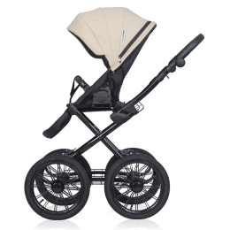 Коляска 3 в 1 Riko Basic Montana Ecco Prestige, 15 Ivory beige (бежевый)