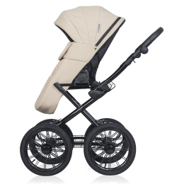 Коляска 3 в 1 Riko Basic Montana Ecco Prestige, 15 Ivory beige (бежевый)