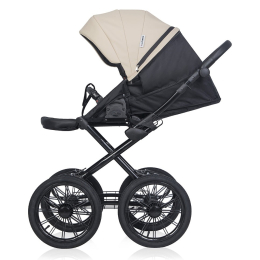 Коляска 3 в 1 Riko Basic Montana Ecco Prestige, 15 Ivory beige (бежевый)