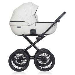 Коляска 2 в 1 Riko Basic Montana Ecco Prestige, 11 White (белый)