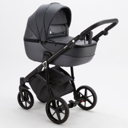 Коляска 3 в 1 Adamex Mateo 100% эко-кожа, SD-6 