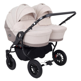Коляска для двойни 2 в 1 Rant Siena Duo, 02 коричневый-бежевый