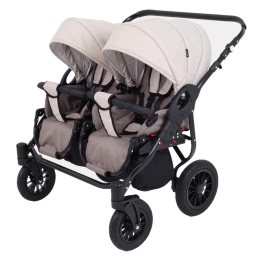 Коляска для двойни 2 в 1 Rant Siena Duo, 02 коричневый-бежевый