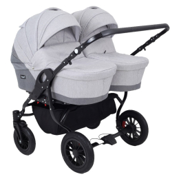 Коляска для двойни 2 в 1 Rant Siena Duo, 04 графит-серый