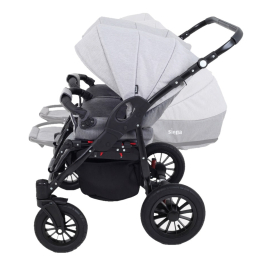 Коляска для двойни 2 в 1 Rant Siena Duo, 04 графит-серый