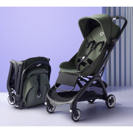 Прогулочная коляска Bugaboo Butterfly Forest Green с бампером