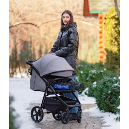 Прогулочная коляска Carrello Bravo Plus 2023, Mist Grey (Серый)