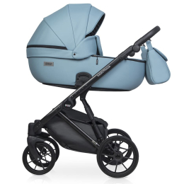 Коляска 2 в 1 Riko Basic Montana Ecco, 16 Blue (голубой)
