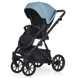 Коляска 2 в 1 Riko Basic Montana Ecco, 16 Blue (голубой)