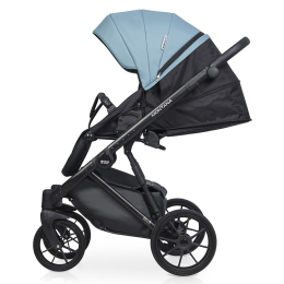 Коляска 3 в 1 Riko Basic Montana Ecco, 16 Blue (голубой)