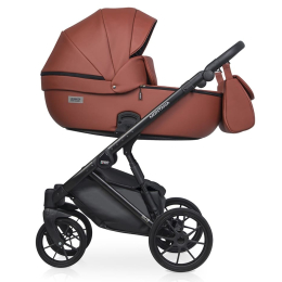 Коляска 3 в 1 Riko Basic Montana Ecco, 17 Maroon (т.бордовый)