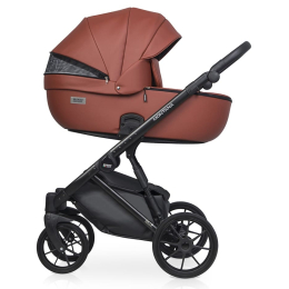Коляска 3 в 1 Riko Basic Montana Ecco, 17 Maroon (т.бордовый)