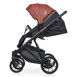 Коляска 3 в 1 Riko Basic Montana Ecco, 17 Maroon (т.бордовый)