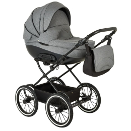 Коляска 2 в 1 Noordline Оlivia Classic, Dark Grey (Темно-серый)