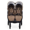 Прогулочная коляска для двойни Valco Baby Slim Twin, Cappuccino (коричневый)
