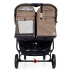 Прогулочная коляска для двойни Valco Baby Slim Twin, Cappuccino (коричневый)
