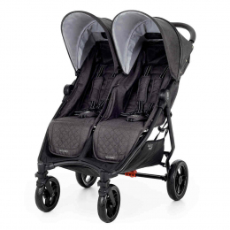 Прогулочная коляска для двойни Valco Baby Slim Twin, Charcoal (графитовый)