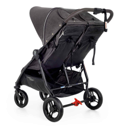 Прогулочная коляска для двойни Valco Baby Slim Twin, Charcoal (графитовый)
