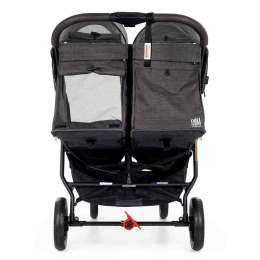 Прогулочная коляска для двойни Valco Baby Slim Twin, Charcoal (графитовый)
