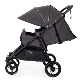 Прогулочная коляска для двойни Valco Baby Slim Twin, Charcoal (графитовый)