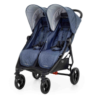Прогулочная коляска для двойни Valco Baby Slim Twin, Denim (синий)