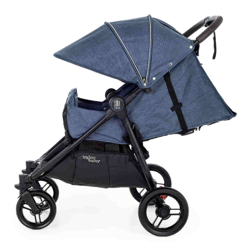 Прогулочная коляска для двойни Valco Baby Slim Twin, Denim (синий)