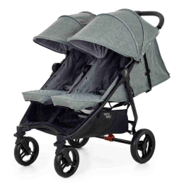 Прогулочная коляска для двойни Valco Baby Slim Twin, Grey Marle (серый)