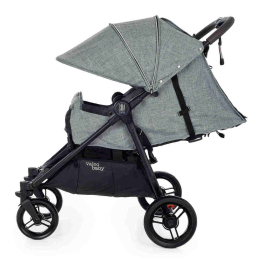 Прогулочная коляска для двойни Valco Baby Slim Twin, Grey Marle (серый)