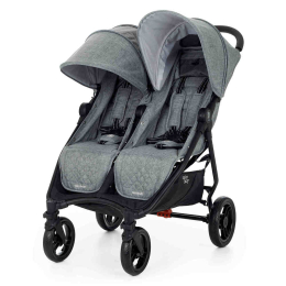 Прогулочная коляска для двойни Valco Baby Slim Twin, Grey Marle (серый)