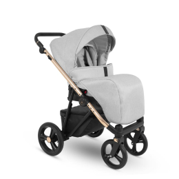 Коляска 2 в 1 Camarelo Belagio, BG-01, св. серый меланж