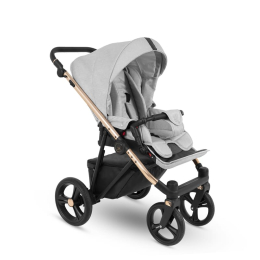 Коляска 2 в 1 Camarelo Belagio, BG-01, св. серый меланж