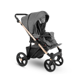 Коляска 2 в 1 Camarelo Belagio, BG-02, серый жаккард