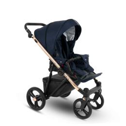 Коляска 2 в 1 Camarelo Belagio, BG-05, тёмно синий жаккард